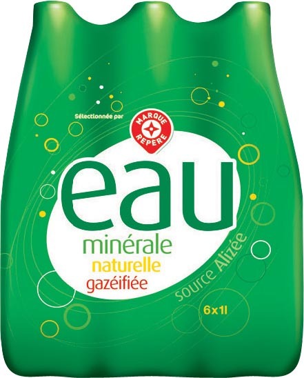 EAU MINÉRALE NATURELLE GAZÉIFIÉE “MARQUE REPÈRE”