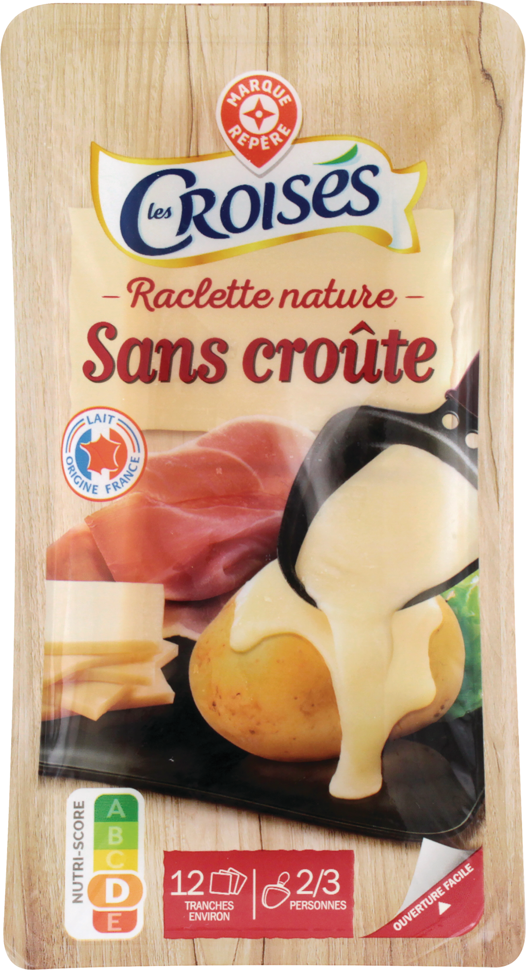 RACLETTE NATURE SANS CROUTE EN TRANCHES 28% MAT...