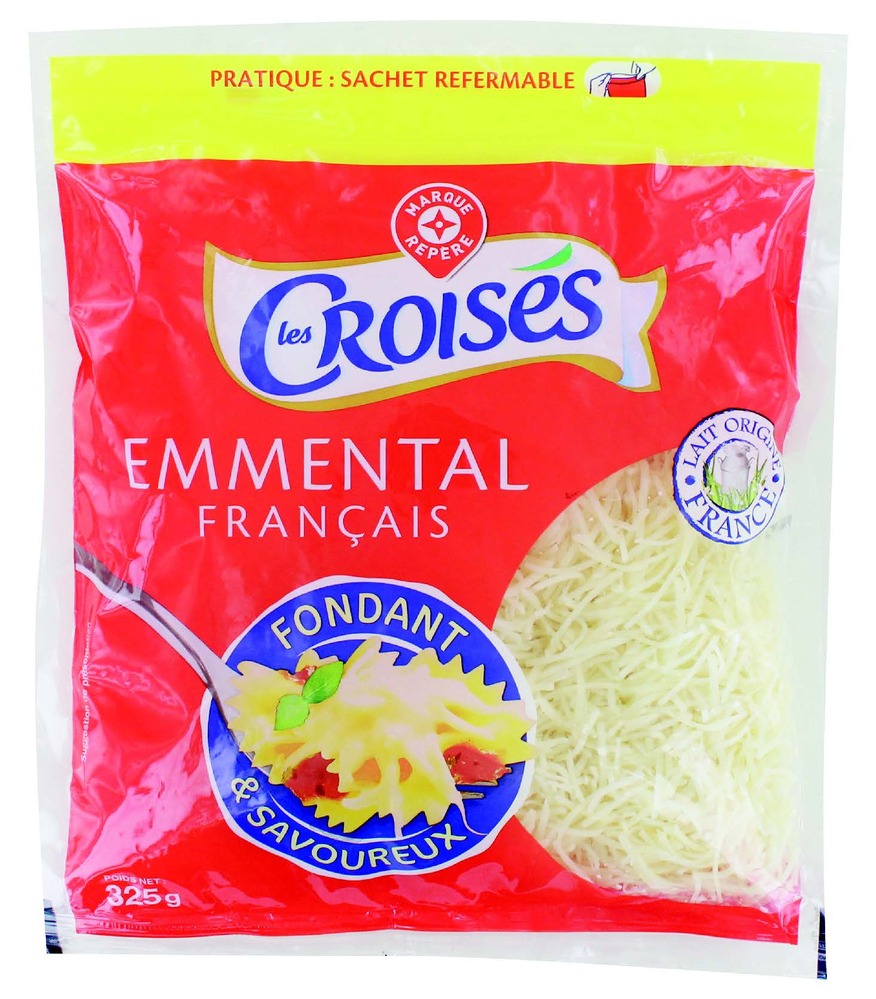 EMMENTAL FRANÇAIS RÂPÉ 29% MAT. GR.(4) “LES CRO...