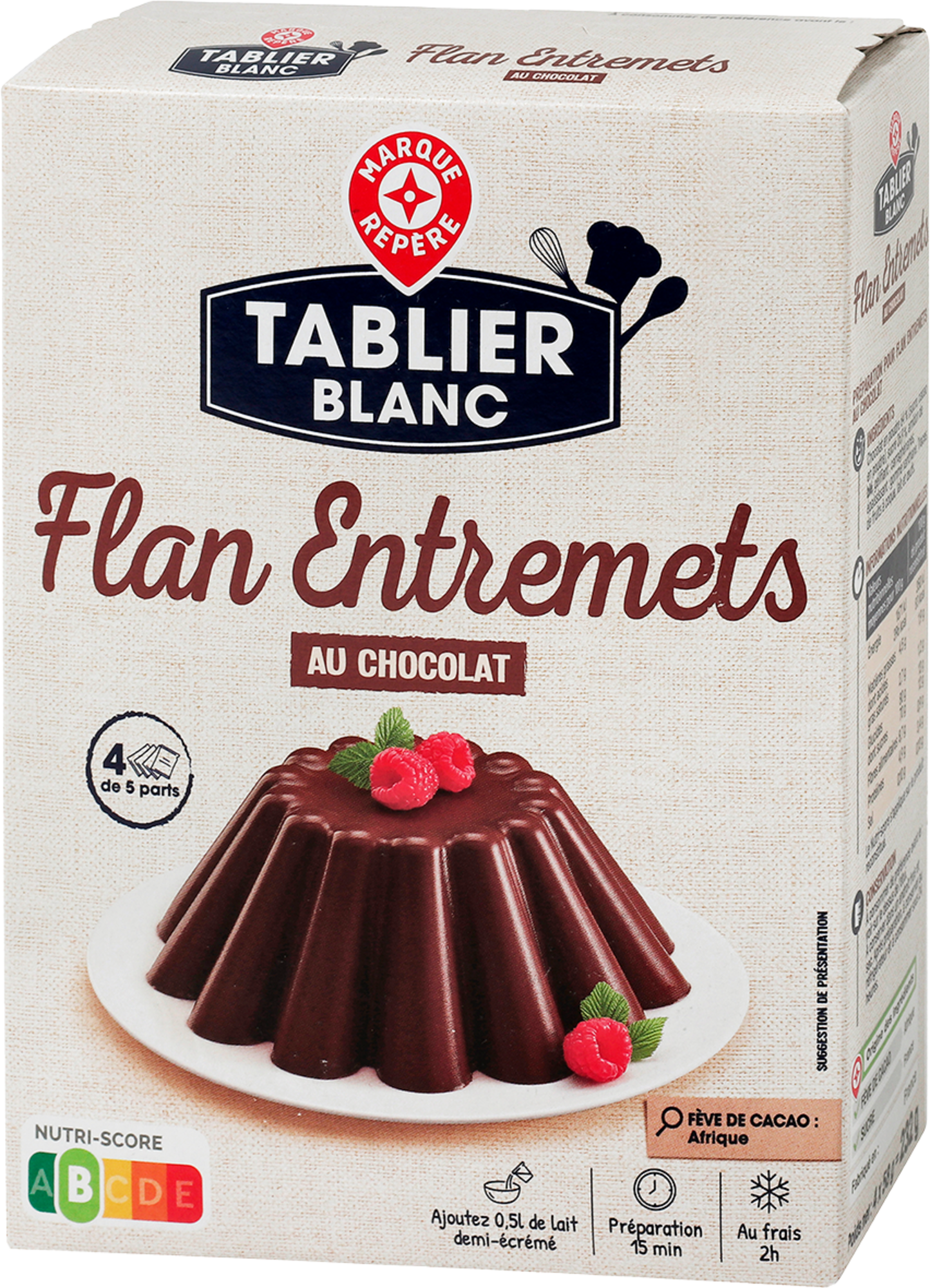 PRÉPARATION POUR FLAN PARFUM CHOCOLAT