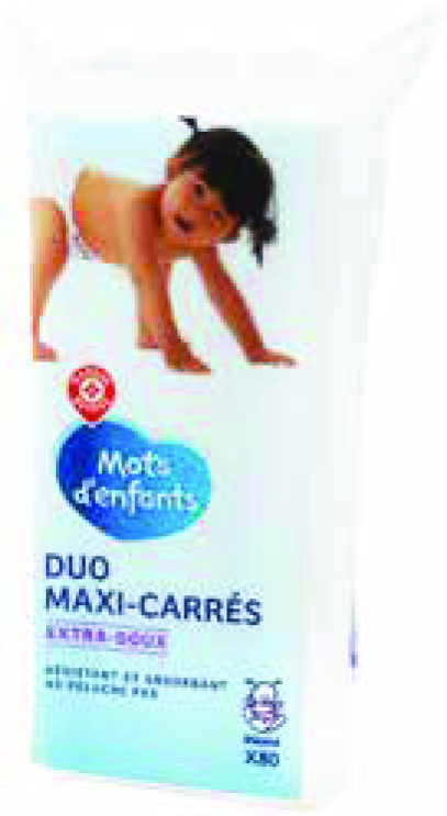 MR2 DUO MAXI-CARRÉS BÉBÉ “MOTS D’ENFANTS” code EAN 3564700632444 