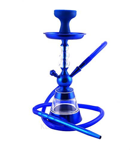 hookah Narguilé Chicha Shisha - 45 cm - Chicha Celeste + Foyer et tuyau silicone Fuze Bleu code EAN 3564700634721 