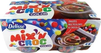 MIX’N’ CROC CRÈME DESSERT CHOCOLAT & BILLES COL...