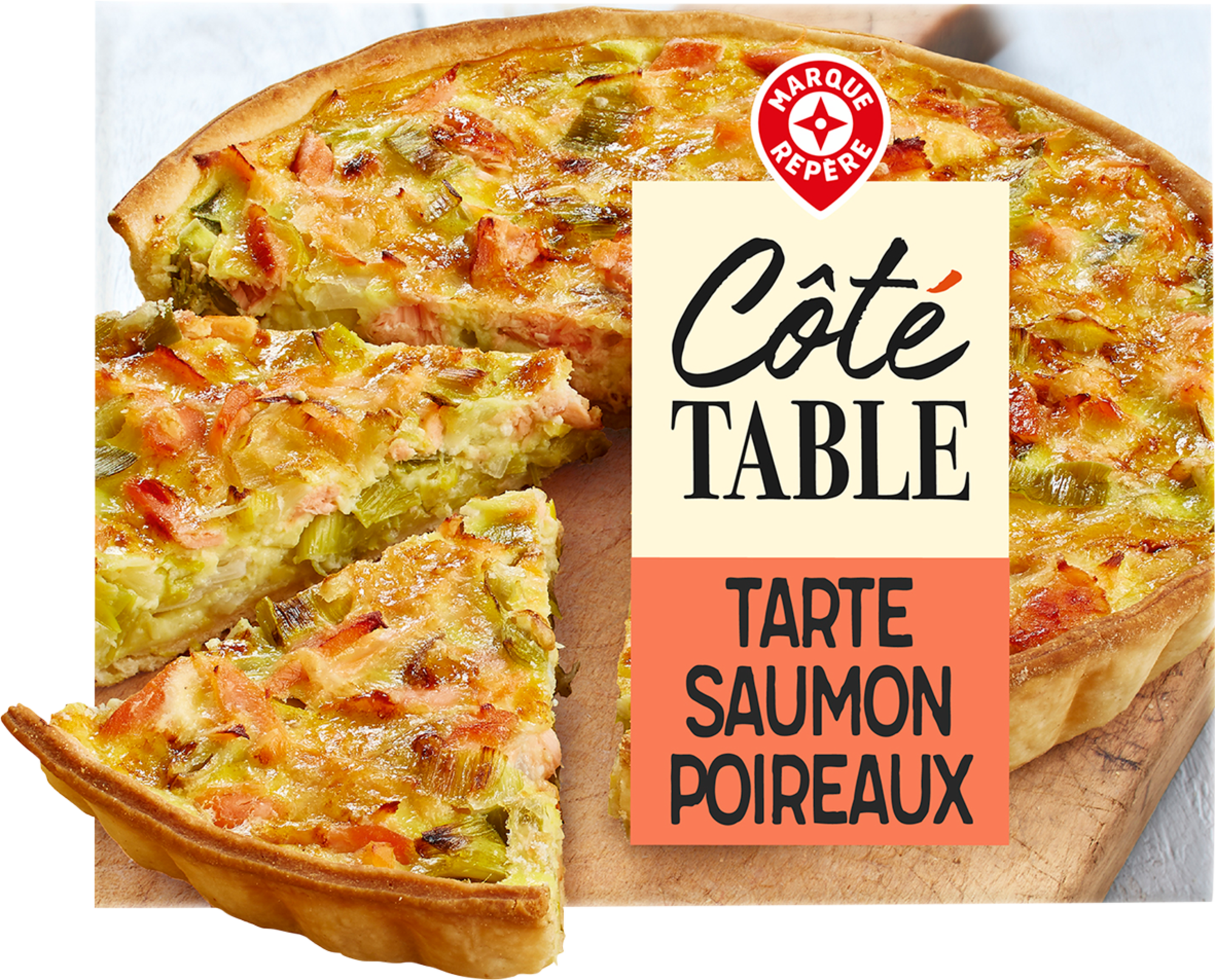 TARTE SAUMON POIREAUX SURGELÉE