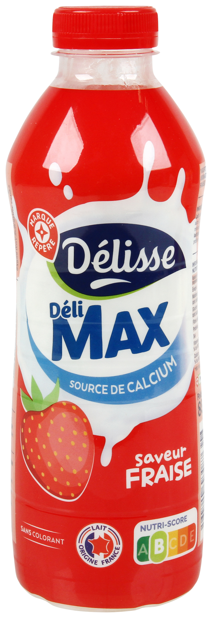 DÉLISSE YAOURT À BOIRE DÉLI MAX SAVEUR FRAISE code EAN 3564700693087 