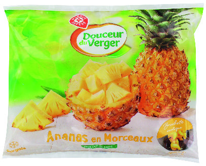 ANANAS EN MORCEAUX SURGELÉS “DOUCEUR DU VERGER”