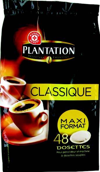 48 DOSETTES À CAFÉ “PLANTATION”
