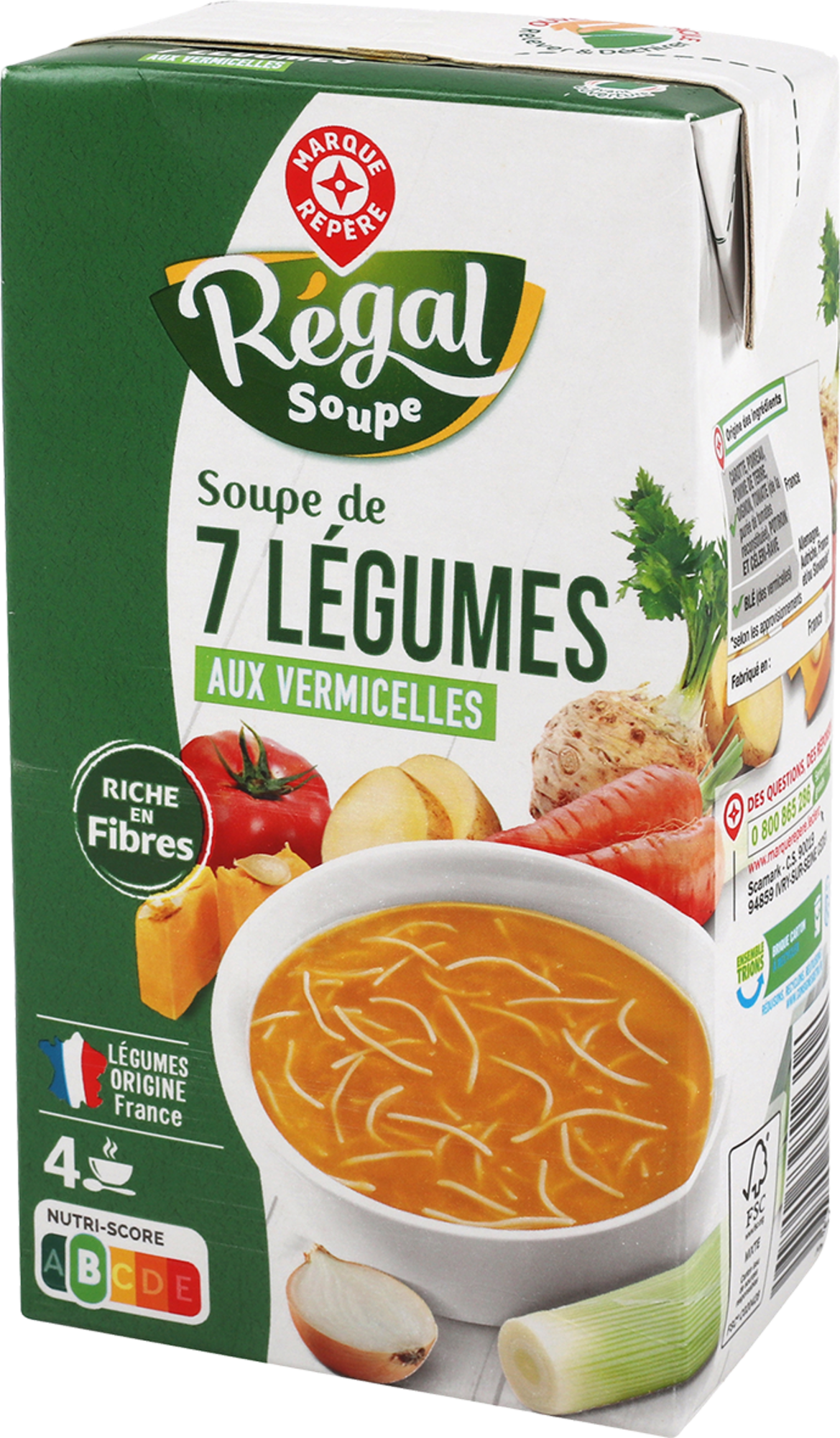 RÉGAL SOUPE SOUPE  code EAN 3564700739792 