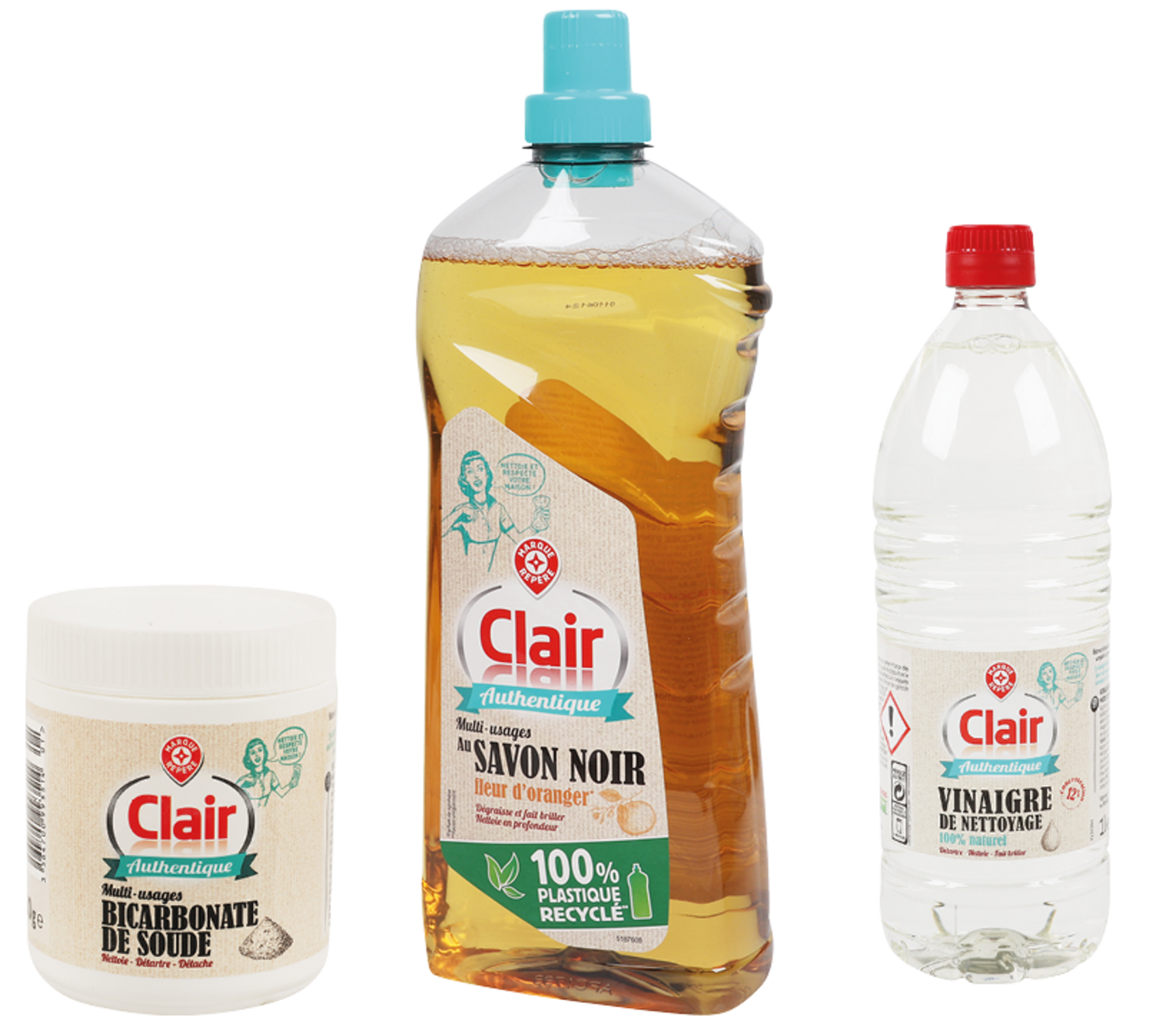 CLAIR SUR LES PRODUITS PRÉSENTS EN MAGASIN DE LA GAMME "CLAIR AUTHENTIQUE" code EAN 3564700756522 