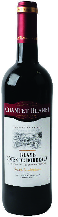 AOC** BLAYE CÔTES DE BORDEAUX “CHANTET BLANET”
