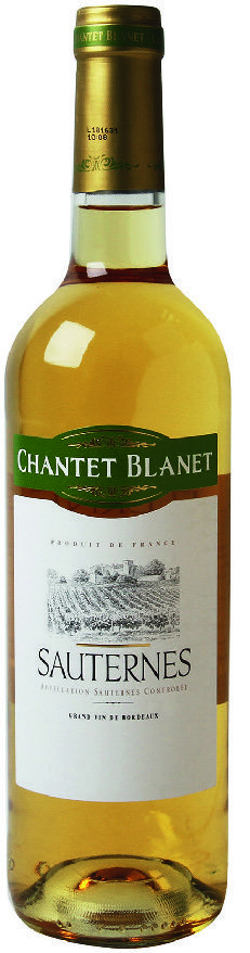 AOC* SAUTERNES 2017 “CHANTET BLANET” 3564700802946 MR2 AOC* SAUTERNES 2017 “CHANTET BLANET” 3564700802946 MR2