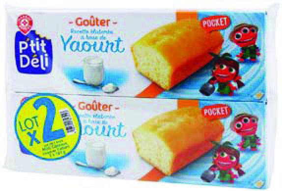 GATEAUX INDIVIDUELS AU YAOURT “P'TIT DELI”