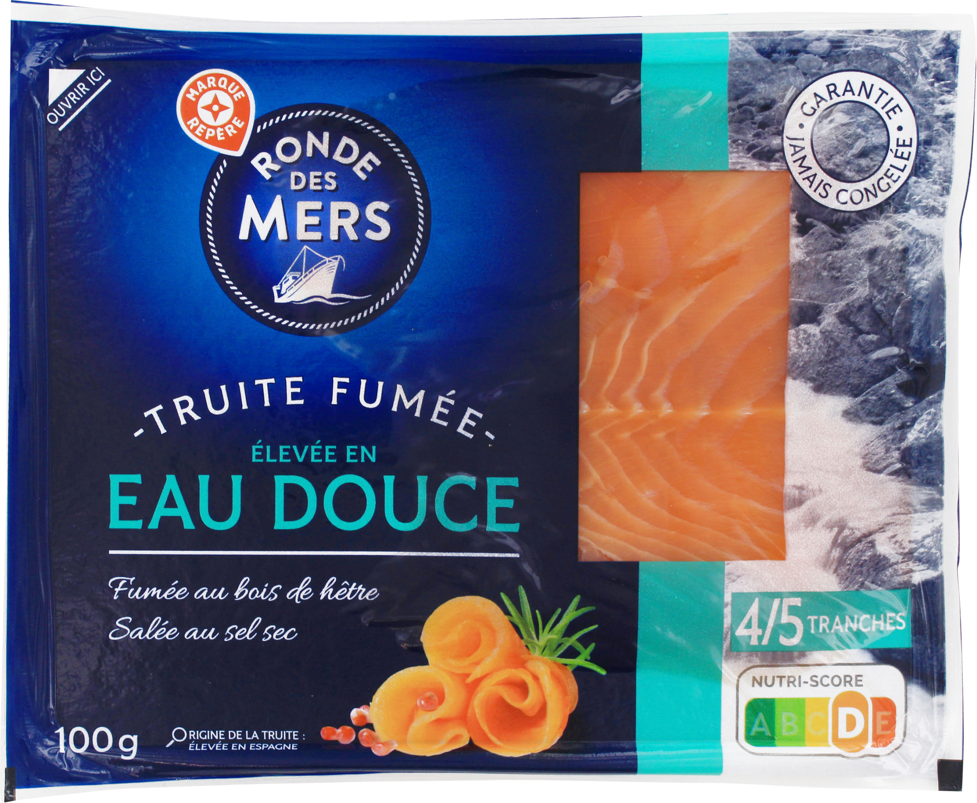 TRUITE FUMÉE ÉLEVÉE EN EAU DOUCE