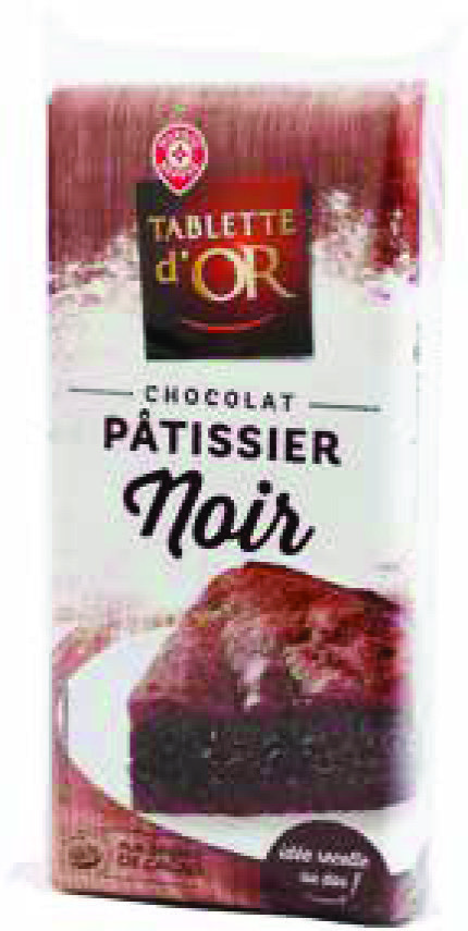 MR2 CHOCOLAT PÂTISSIER NOIR “TABLETTE D’OR” code EAN 3564700832288 