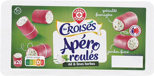 APÉRO ROULÉS AIL & FINES HERBES 22% MAT.GR.