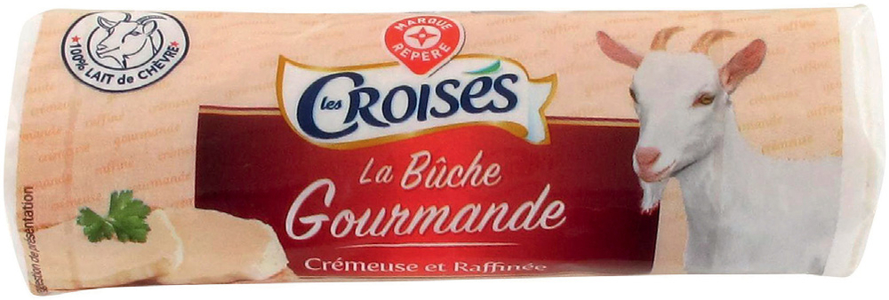 BÛCHE DE CHÈVRE GOURMANDE 24% MAT. GR.* “LES CR...