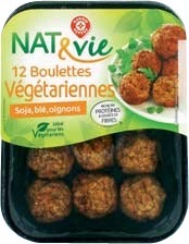 MR2 BOULETTES VÉGÉTARIENNES “NAT&VIE” code EAN 3564700842638 