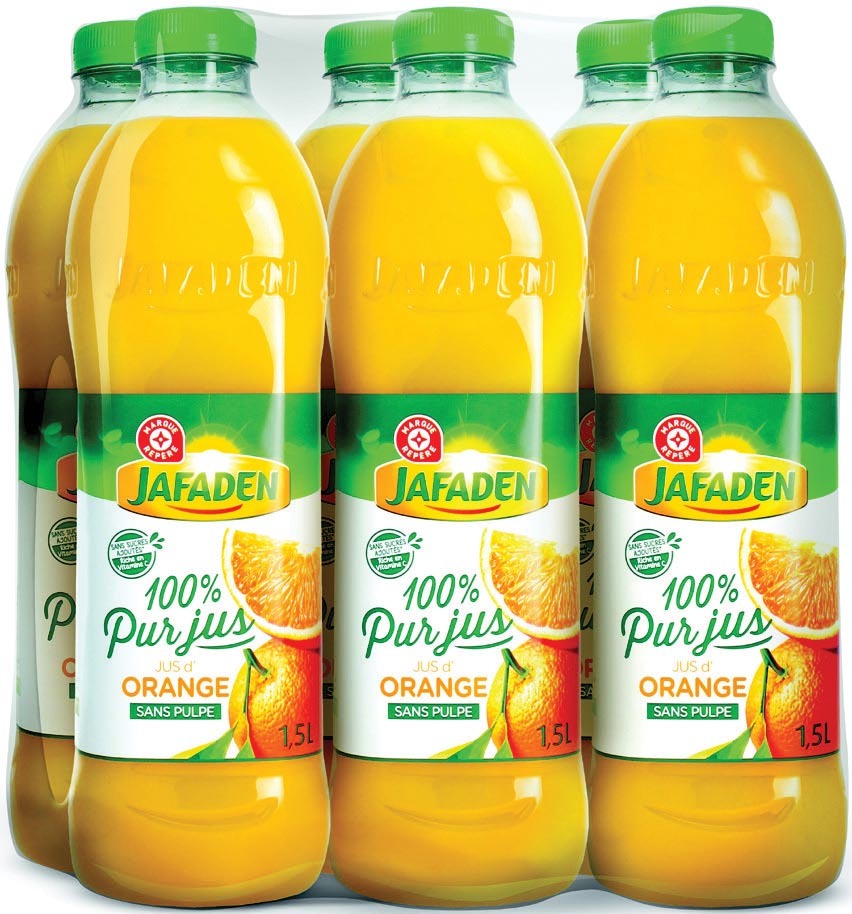 PUR JUS D’ORANGE SANS PULPE “JAFADEN”