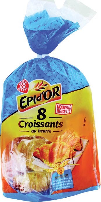 CROISSANTS AU BEURRE X8 “ÉPI D’OR”