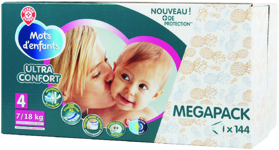 CHANGE BÉBÉ ULTRA CONFORT MÉGAPACK “MOTS D’ENFA...