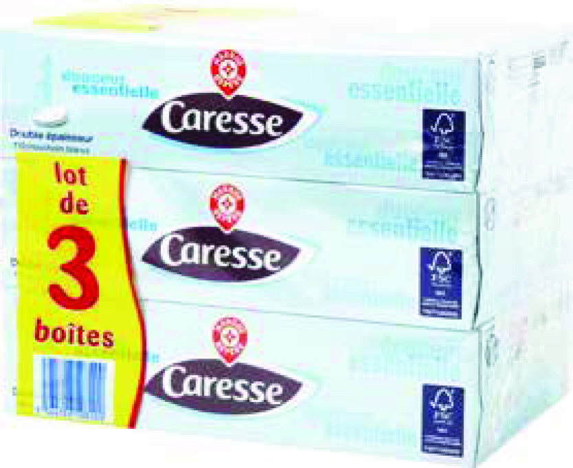 CARESSE MOUCHOIRS BLANCS  code EAN 3564706508200 