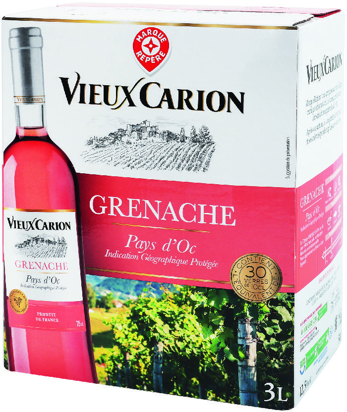 IGP(4) PAYS D'OC GRENACHE ROSÉ “VIEUX CARION”