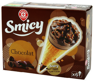 6 CÔNES CHOCOLAT “SMICY”