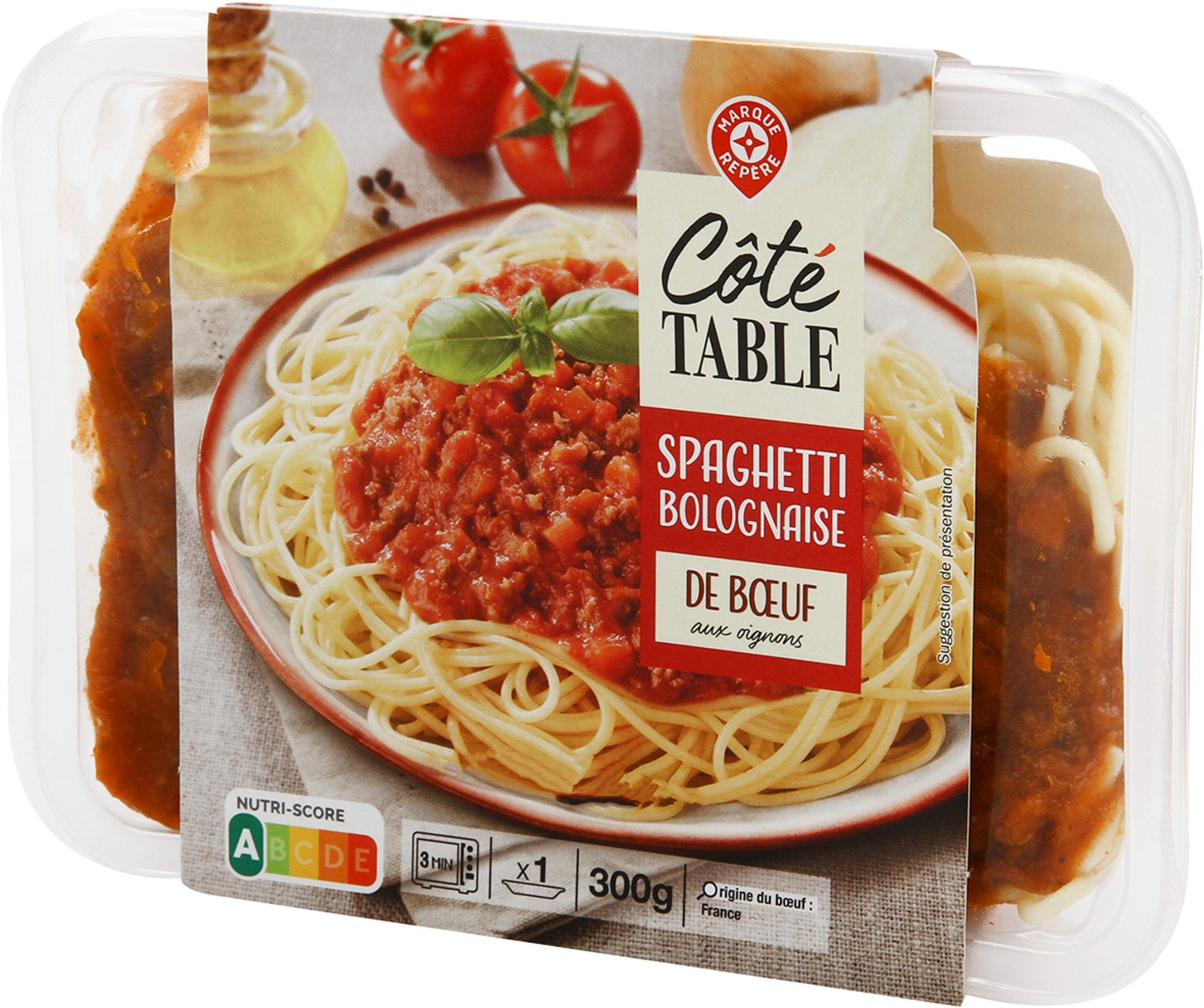 CÔTÉ TABLE SPAGHETTI BOLOGNAISE  code EAN 3564706553859 