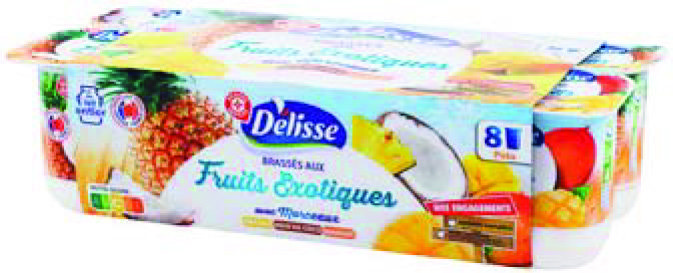 YAOURTS AUX FRUITS EXOTIQUES “DELISSE”