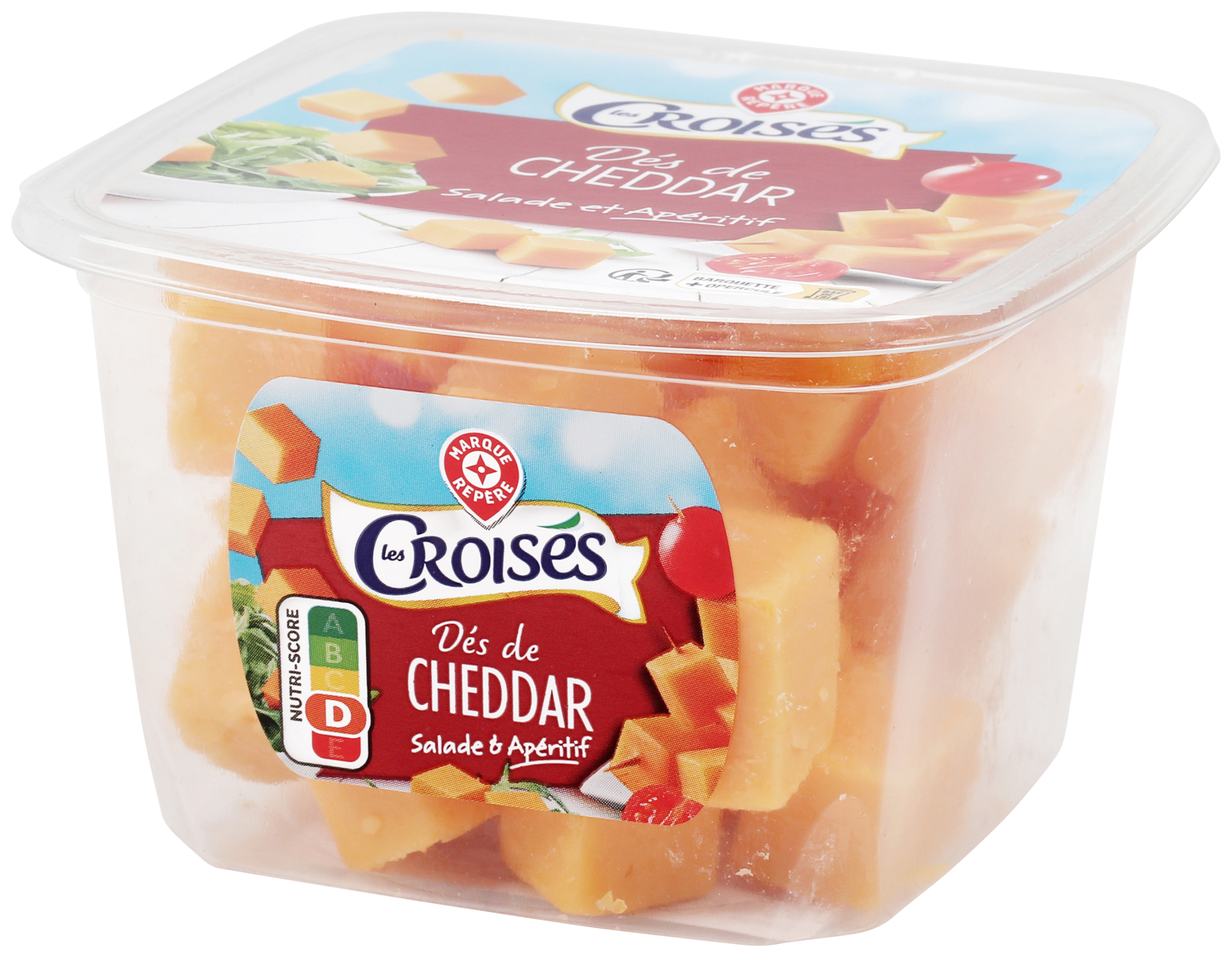 DÉS DE CHEDDAR 34% MAT.GR.