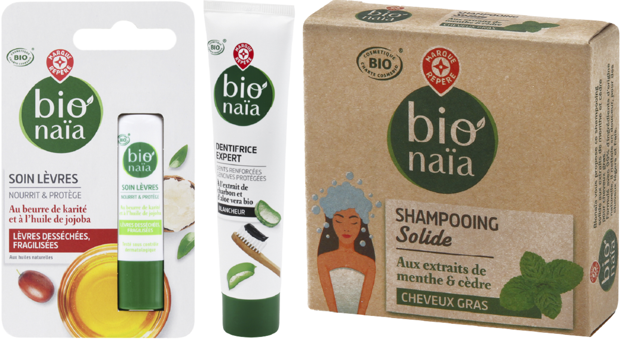 BIONAÏA SUR LES PRODUITS PRÉSENTS EN MAGASIN DE LA GAMME BIONAÏA code EAN 3564706581531 