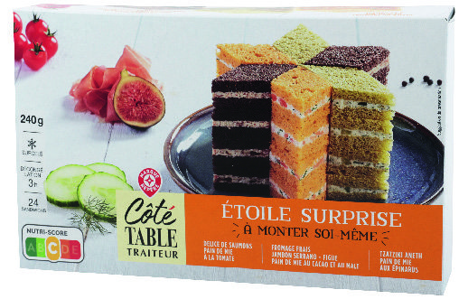 PAIN SURPRISE ÉTOILE SURGELÉ “CÔTÉ TABLE”