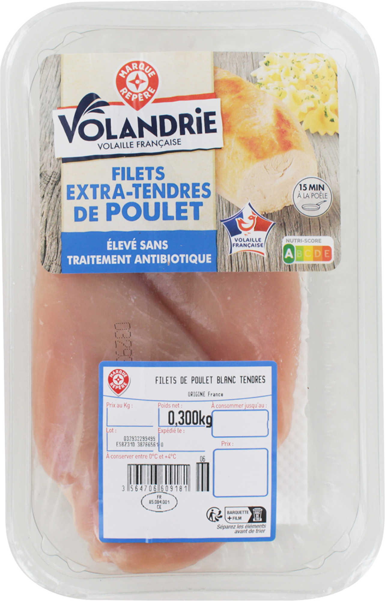 2 FILETS DE POULET BLANC EXTRA TENDRES