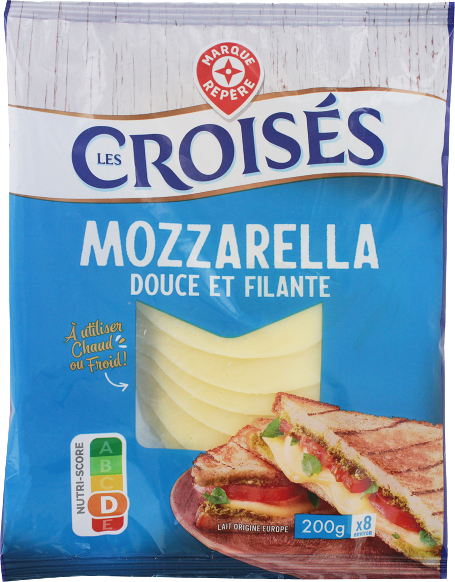 TRANCHETTES DE MOZZARELLA 22% MAT. GR.