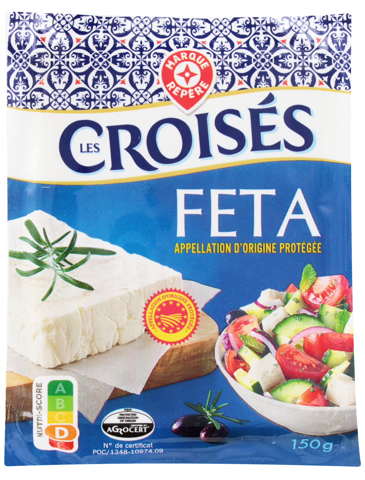 TRANCHE DE FETA AOP 23% MAT.GR.