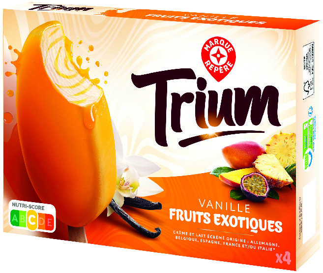 4 BÂTONNETS VANILLE FRUITS EXOTIQUES “TRIUM”