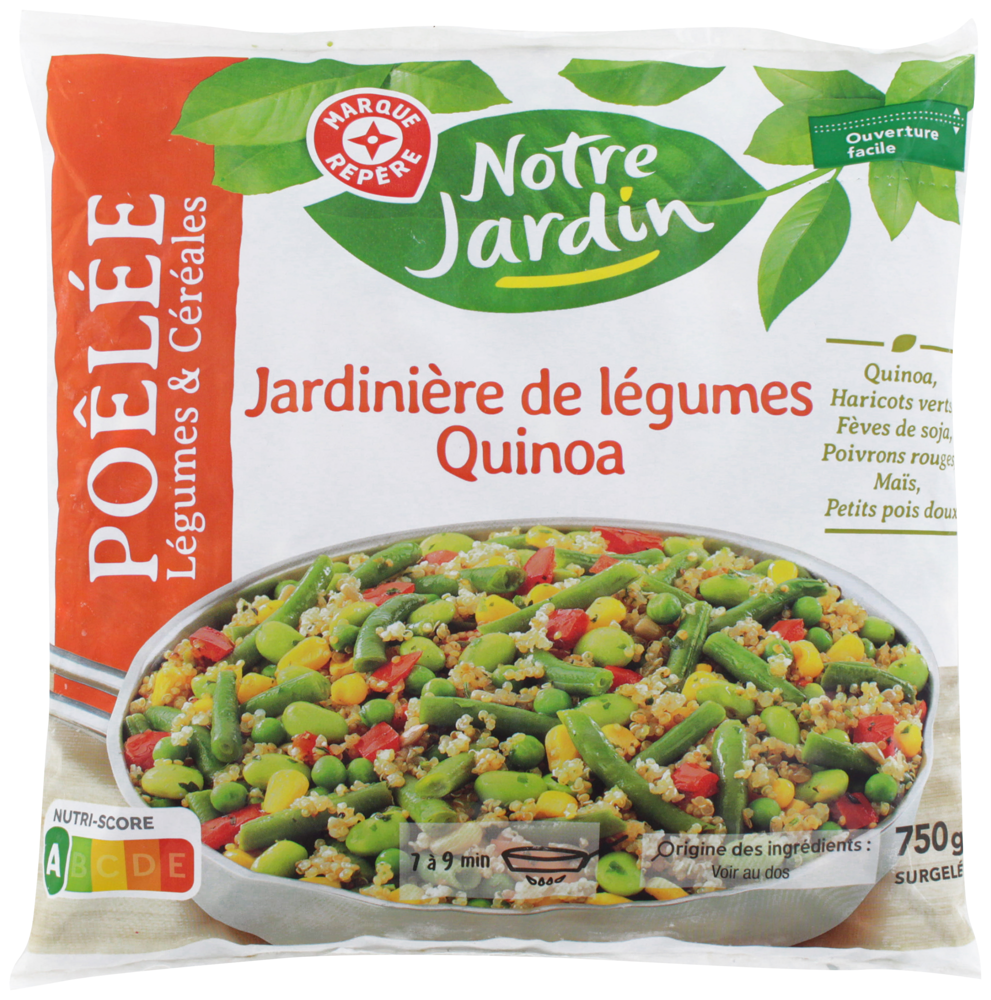 POÊLÉE JARDINIÈRE DE LÉGUMES QUINOA SURGELÉE