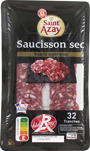 SAUCISSON SEC LABEL ROUGE