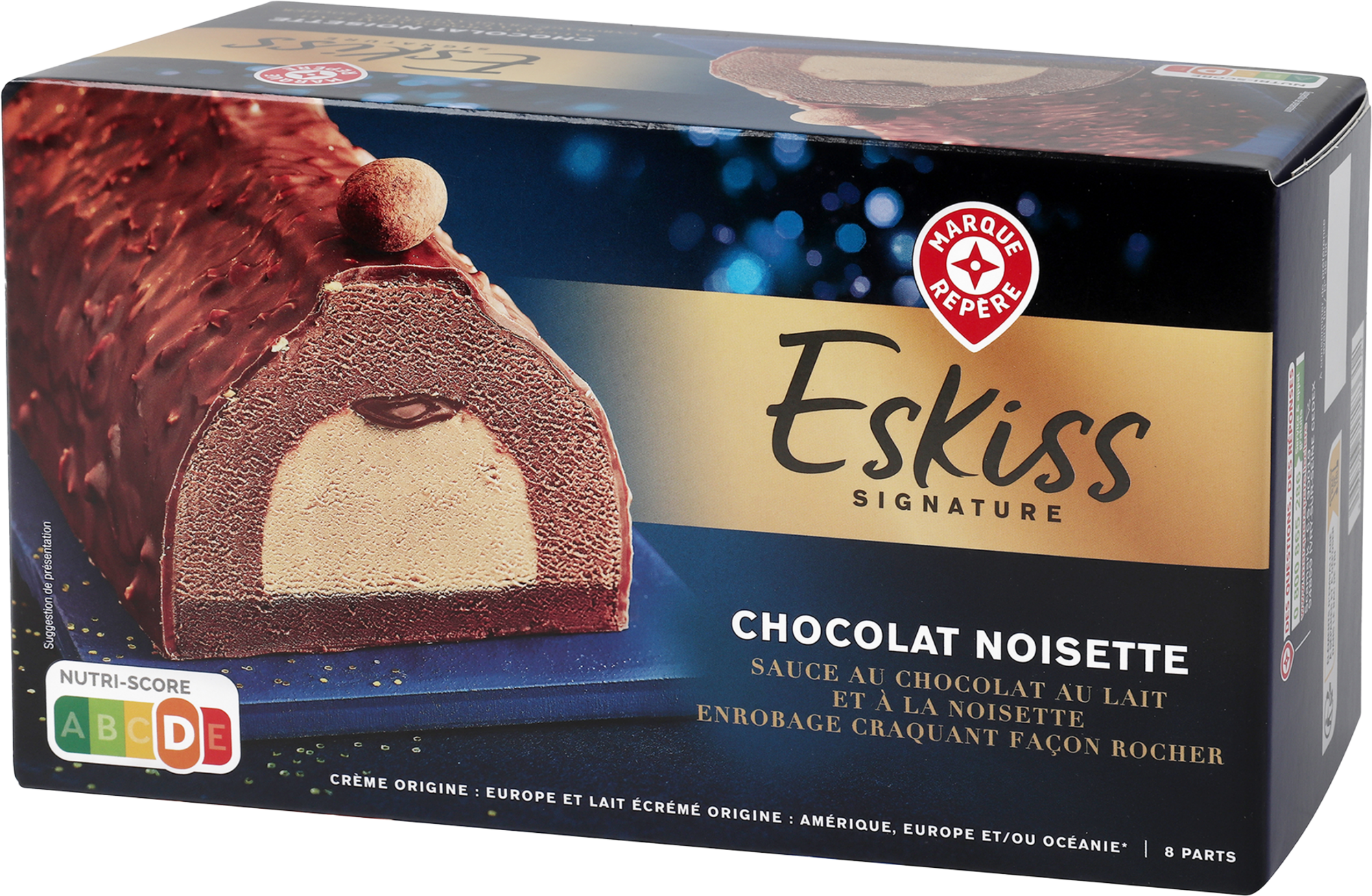 ESKISS BÛCHE GLACÉE SIGNATURE FAÇON ROCHER code EAN 3564706717183 