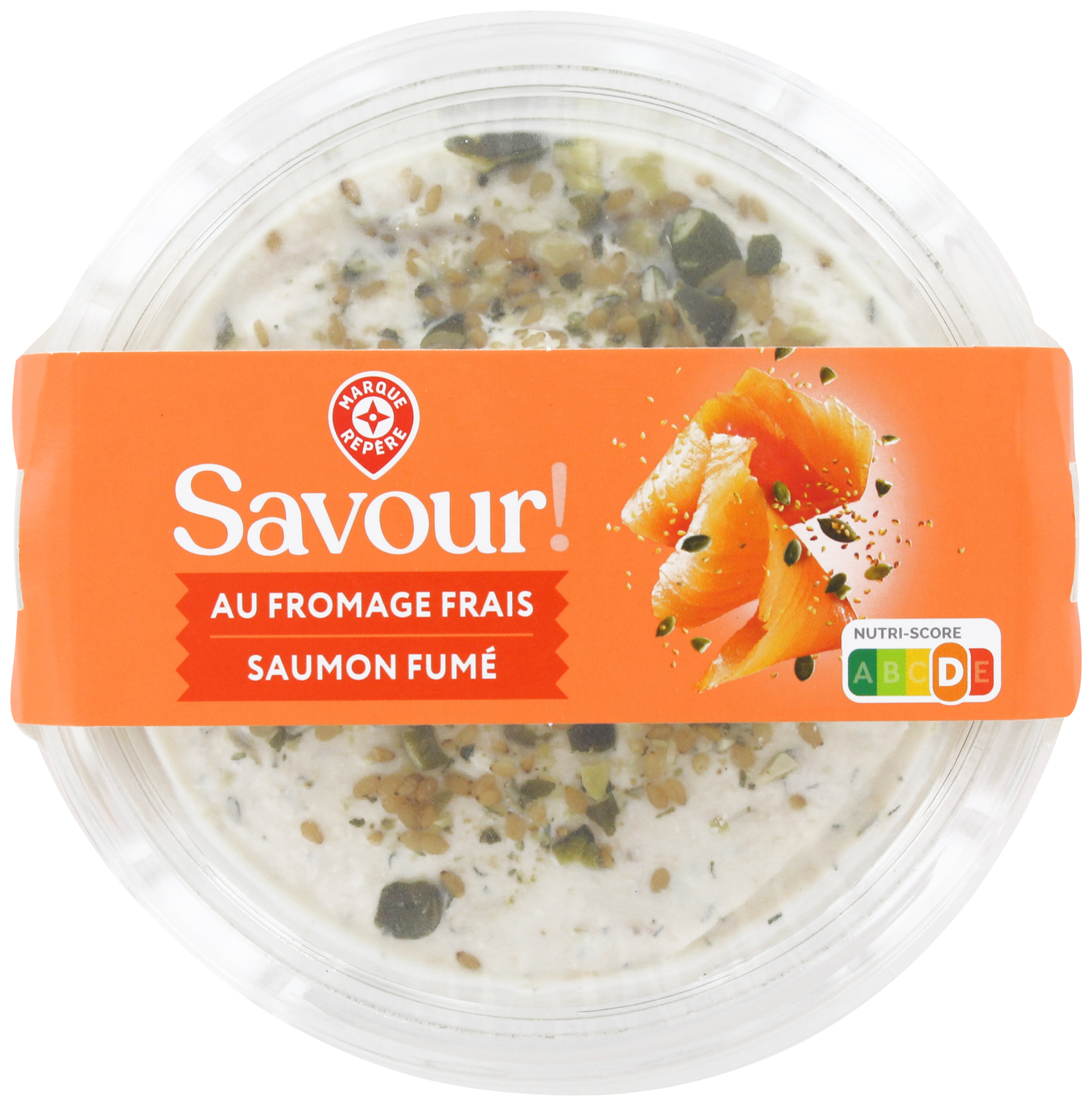 SAVOUR TARTINABLE AU FROMAGE FRAIS ET SAUMON FUMÉ code EAN 3564706806863 