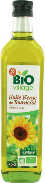 HUILE VIERGE BIO DE TOURNESOL “BIO VILLAGE”