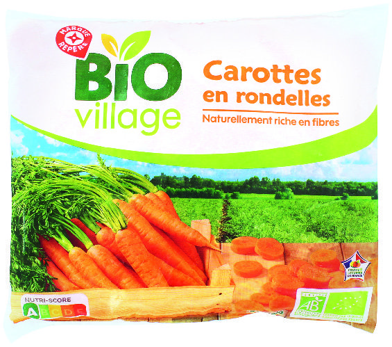 CAROTTES EN RONDELLES BIO SURGELÉES “BIO VILLAGE”