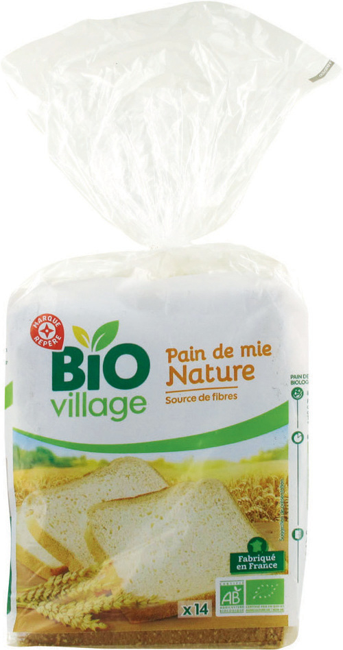 PAIN DE MIE BIO SANDWICH NATURE “BIO VILLAGE”