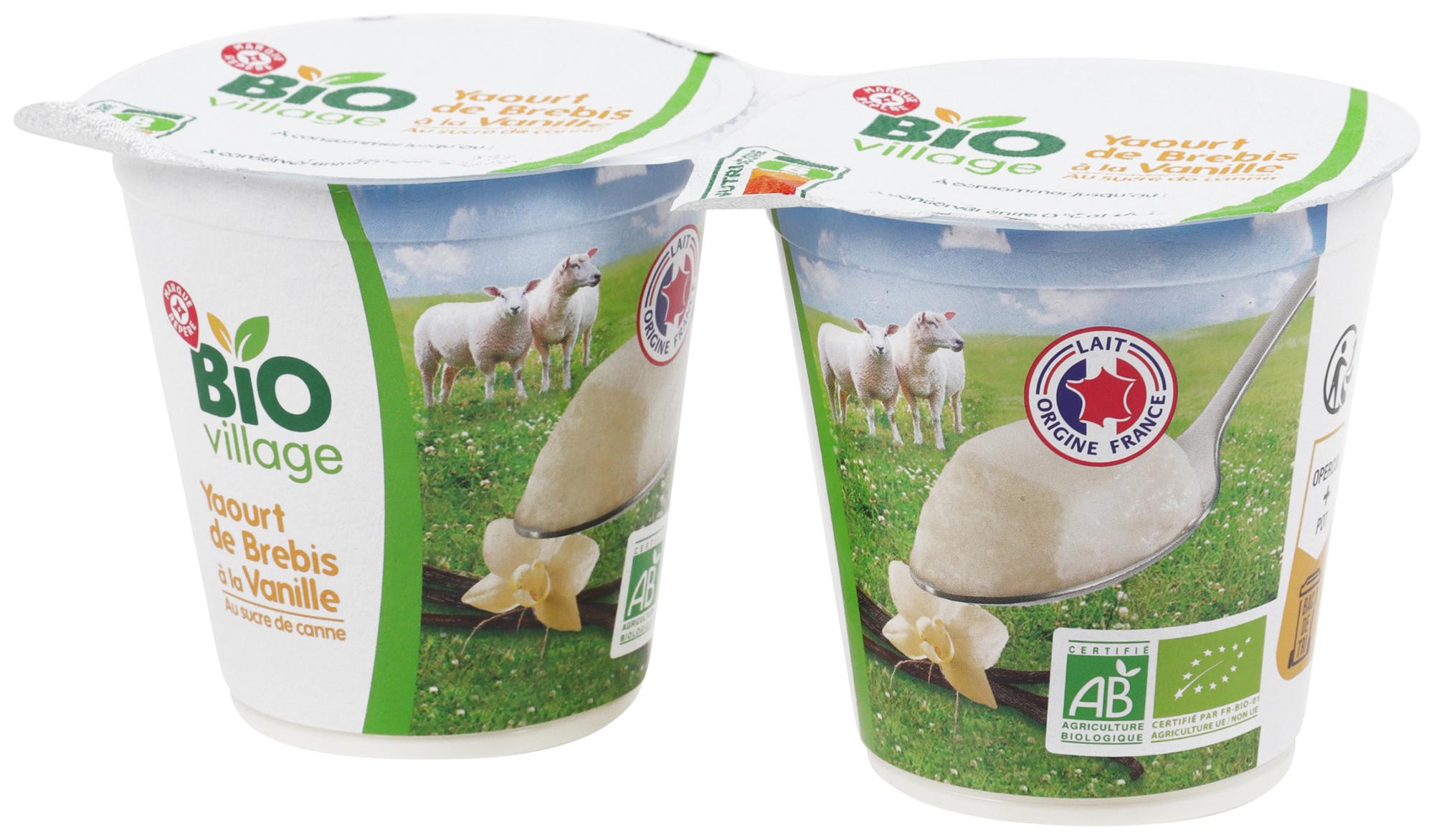 YAOURT AU LAIT DE BREBIS À LA VANILLE BIO