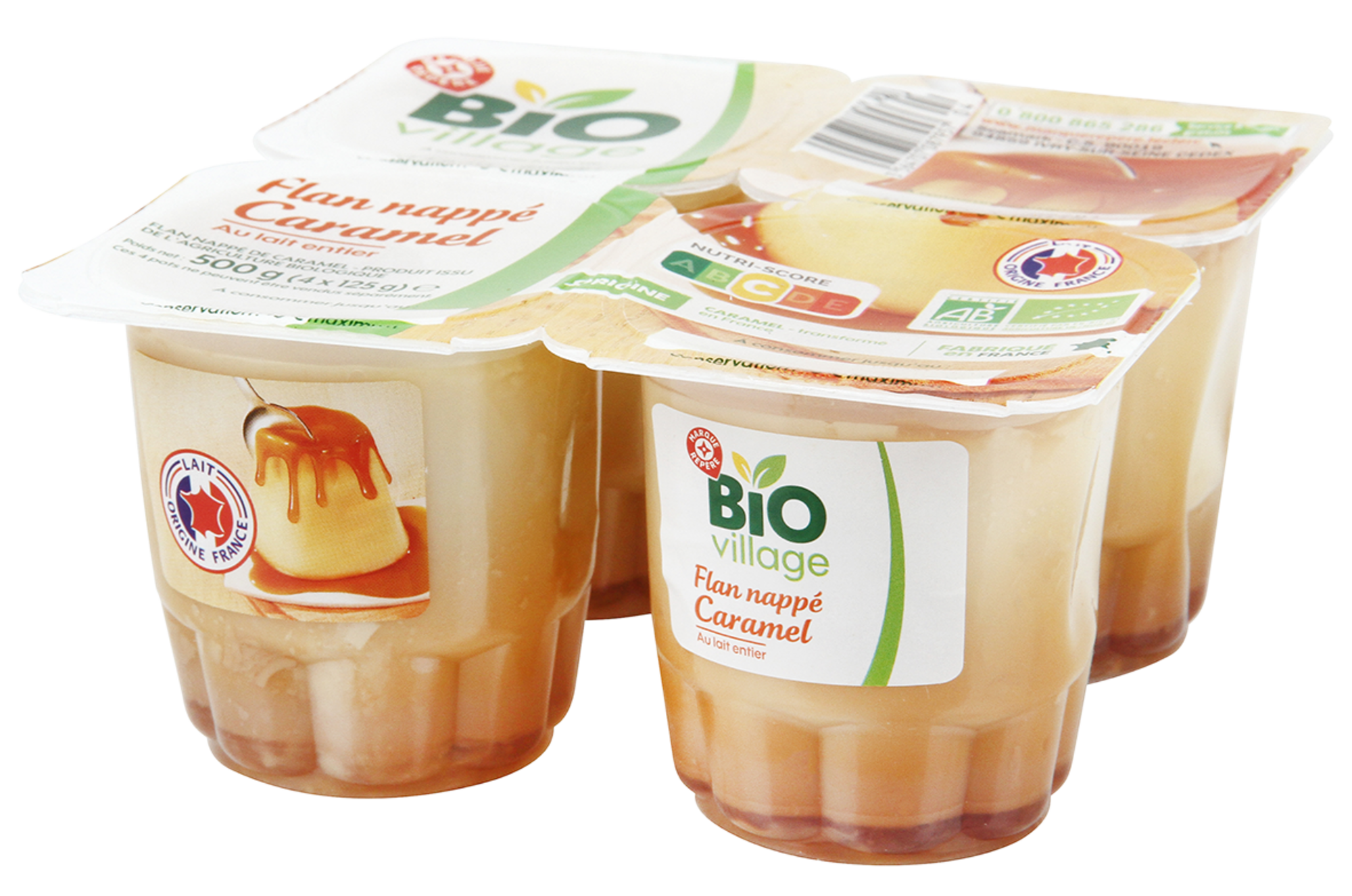 FLAN NAPPÉ AU CARAMEL BIO