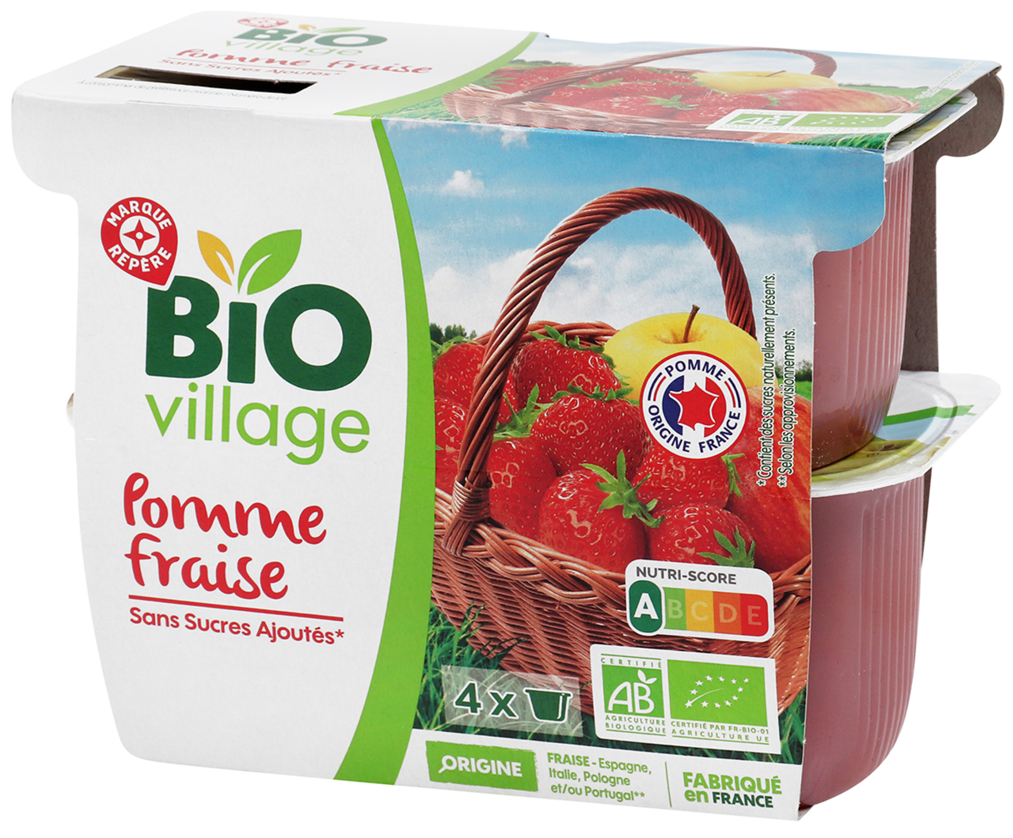 COMPOTES SANS SUCRES AJOUTÉS BIO  