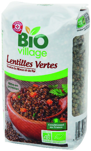 LENTILLES VERTES “BIO VILLAGE”
