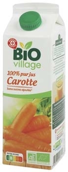 PUR JUS DE CAROTTE BIO “BIO VILLAGE”