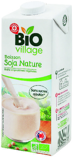 BOISSON AU SOJA NATURE “BIO VILLAGE”