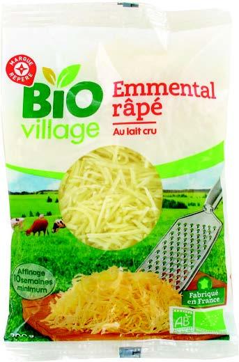 EMMENTAL RÂPÉ BIO 29% MAT. GR.(3) “BIO VILLAGE”